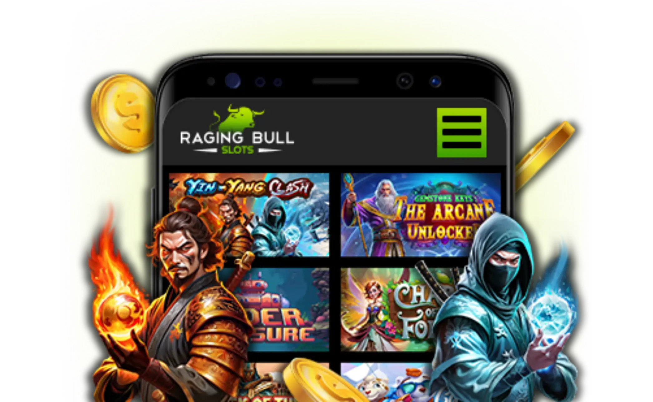 RagingBull Casino App Screenshot